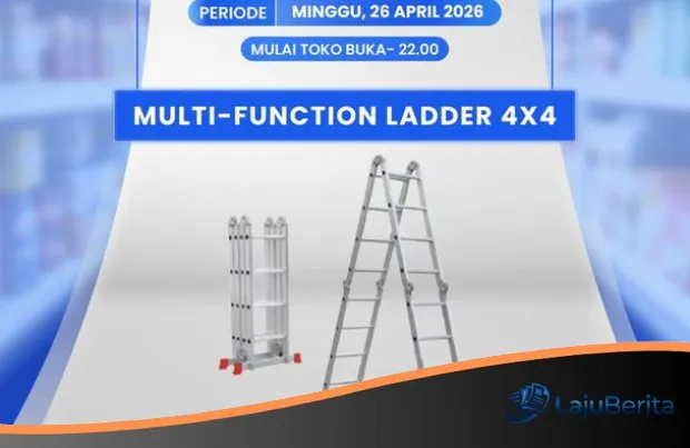 Banting Harga! Transmart Full Day Sale Obral Tangga Multifungsi dengan Diskon Fantastis