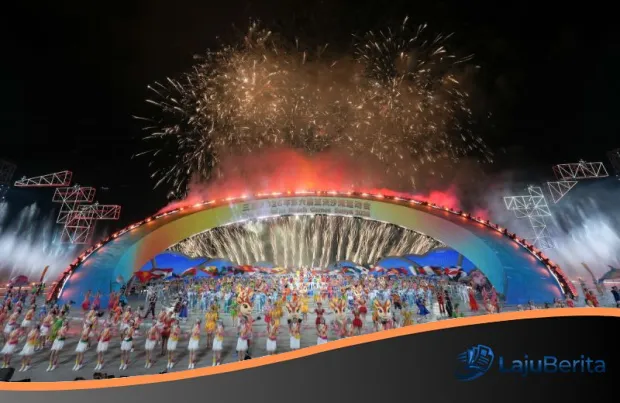 Kilauan Sanya: Pesta Olahraga Pantai Asia ke-6 Resmi Dibuka dengan Megah di Tepi Laut China Selatan