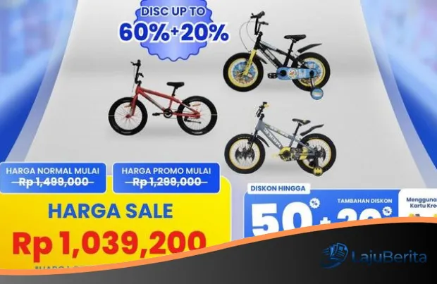 Gebrakan Transmart Full Day Sale: Berburu Sepeda Impian Mulai Rp 1 Jutaan di Akhir Pekan