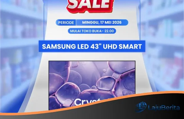 Strategi Belanja Cerdas di Transmart Full Day Sale: Samsung Smart TV 43 Inci Kini Dibanderol Harga Fantastis!