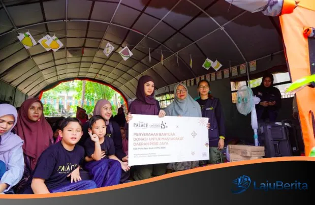 Kilau Kemanusiaan: The Palace Jeweler Bersama Luna Maya dan Andien Basuh Luka Korban Banjir Aceh