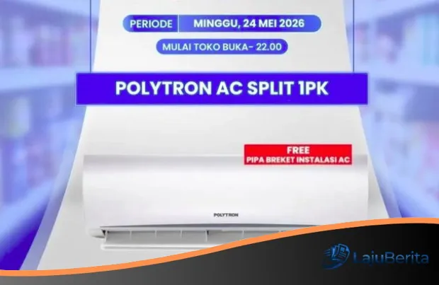 Strategi Belanja Cerdas: Transmart Full Day Sale Kembali Hadir, AC Split 1 PK Diskon Hingga Rp1,6 Juta!