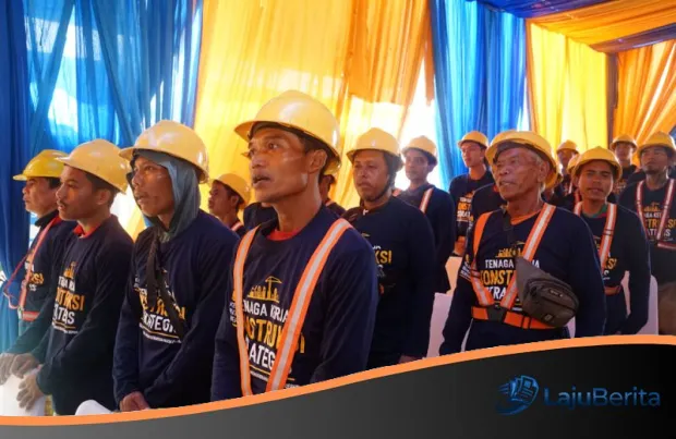 Membangun Fondasi Masa Depan: Brantas Abipraya Sertifikasi 300 Tenaga Kerja Konstruksi di Lampung