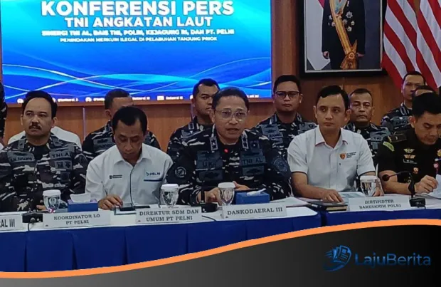 TNI AL Bongkar Penyelundupan Merkuri Berkedok Sparepart di Tanjung Priok: Kerugian Capai Miliaran Rupiah