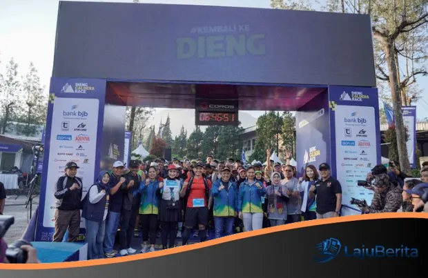 Menaklukkan Kabut Dieng: Keseruan Dieng Caldera Race 2026 Bersama bank bjb
