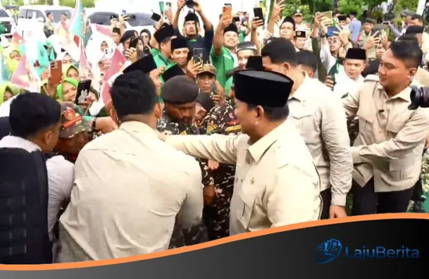 Prabowo Subianto Sapa Ribuan Warga Madura, Tutup Munas Alim Ulama NU dengan Pesan Persatuan Bangsa