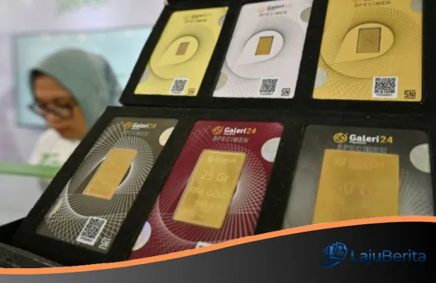 Update Harga Emas Pegadaian Hari Ini: Galeri24 dan UBS Kompak Terkoreksi, Antam Masih Kokoh
