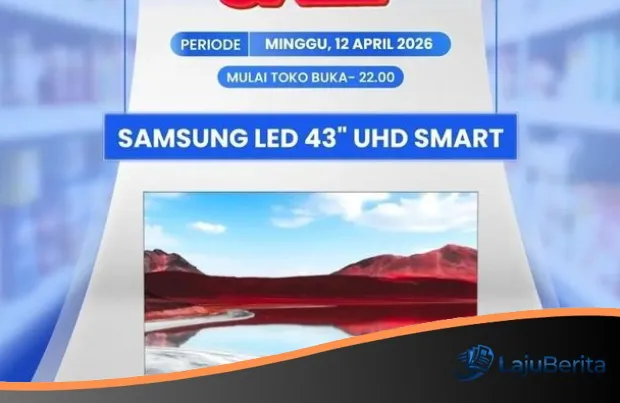 Banting Harga! Transmart Full Day Sale Beri Diskon Jutaan untuk Samsung Smart TV 43 Inch