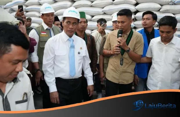 Rekor Sejarah! Stok Beras Nasional Tembus 4,9 Juta Ton, Mentan dan Dirut BULOG Pastikan Pangan Aman