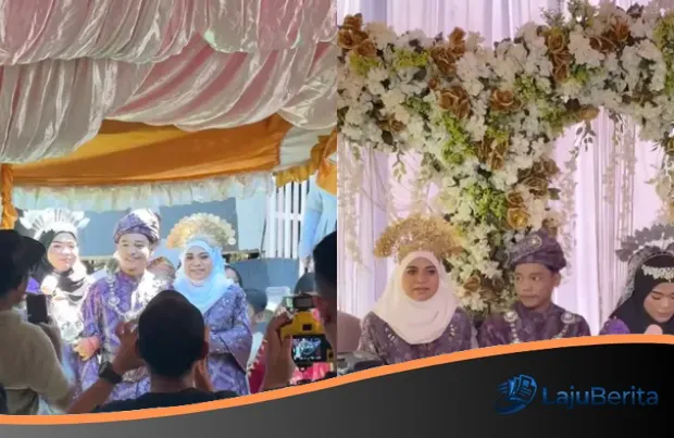 Satu Pelaminan Dua Mempelai Wanita: Kisah Pernikahan Unik di Malaysia yang Viral di Media Sosial