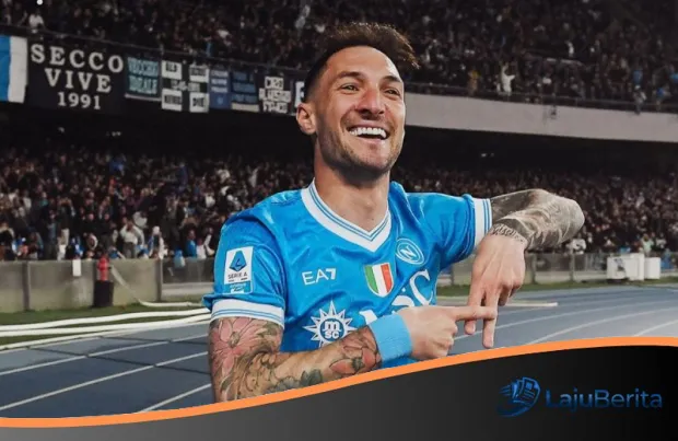 Sentuhan Magis Matteo Politano Bawa Napoli Gusur AC Milan di Klasemen Serie A