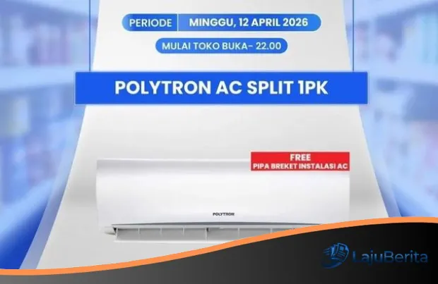 Solusi Sejuk Hemat: Transmart Full Day Sale Pangkas Harga AC 1 PK Hingga Jutaan Rupiah